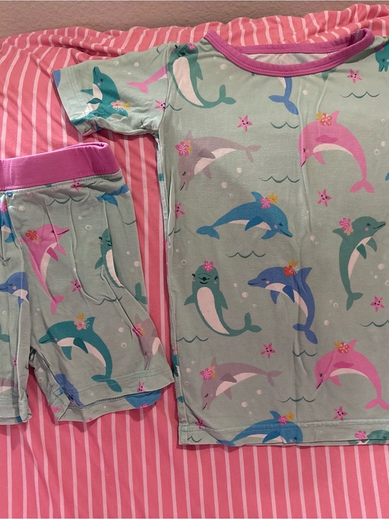 Little Sleepies Other - Little sleepies Dolphin Print Short Pajama Set -